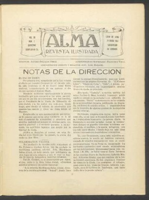 Notas de la dirección