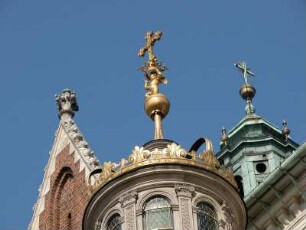 Wawel, Detailansicht Kathedrale