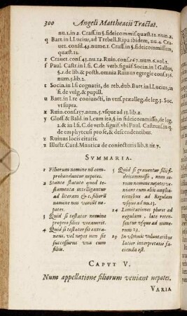 Caput V. Num appelllatione filiorum veniant nepotes.