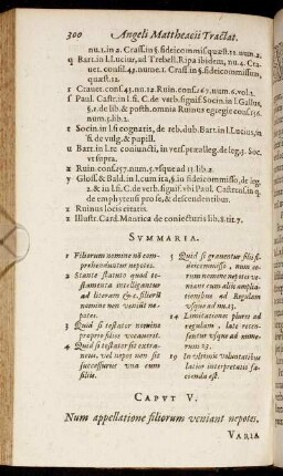 Caput V. Num appelllatione filiorum veniant nepotes.