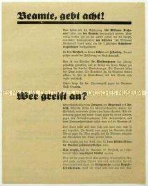 Aufruf der Deutschnationalen Volkspartei zur sächsischen Landtagswahl 1930