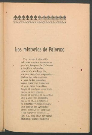 Los misterios de Palermo