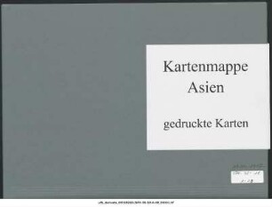 Ost-Turkestan, Mongolei, Mandschurei, Reisen von Sven Hedin, Filchner, Futterer, Stein, Kozlow u.a. : 1911-1917 : Kartensammlung