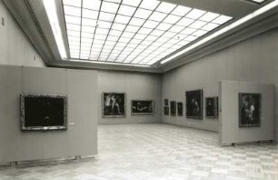 Dresden. Ausstellung "Ausgewählte Werke Alter und Neuer Meister" 1988 im Albertinum. Raumaufnahme "Flämische Meister Meister"