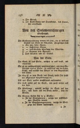 136-151, Von den Seelenverrichtungen überhaupt.