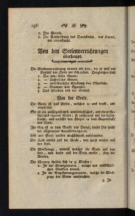 136-151, Von den Seelenverrichtungen überhaupt.