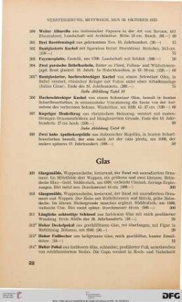 Glas (Nr. 309-335)