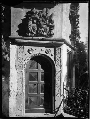 Zwingenberg Schloss Zwingenberg Torgebäude - Portal zum äußeren Treppenturm