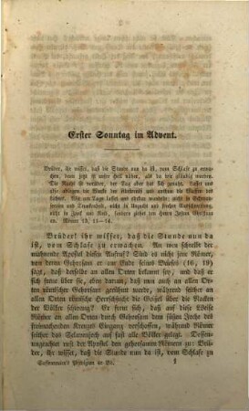 Predigten, 4. Homilien über die Episteln auf alle Sonntage des katholischen Kirchenjahres ; 1, Vom Advent bis Pfingsten