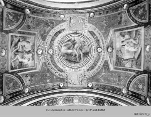 Freskendekoration mit Engelreigen, Evangelisten und Szenen der Genesis : Fresken im Vorraum mit Propheten und Szenen der Genesis : Szenen der Genesis