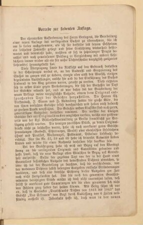 Vorrede zur siebenten Auflage