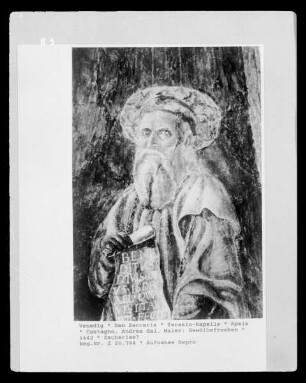 Fresken der Apsis — Zacharias