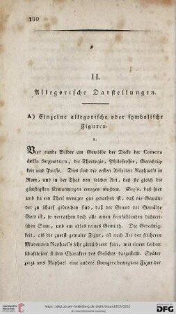 II. Allegorische Darstellungen