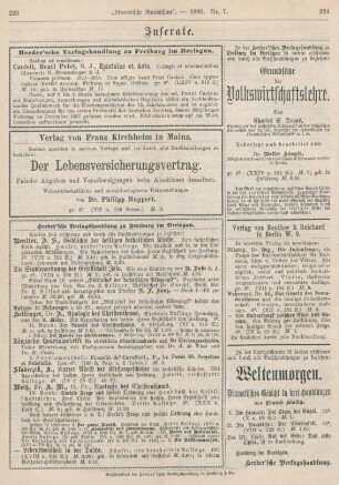 223-228 Neuere katholische Dichtungen : Schluß
