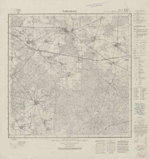 2830 (alte Nr.: 1383) Dahlenburg, Meßtischblatt (4cm - Karte)