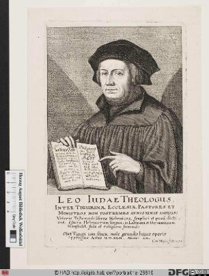 Bildnis Leo Judae (eig. Jud)