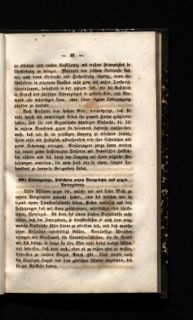 29) Sittengesetze, Pflichten gegen Vorgesetzte und gegen Untergebene.