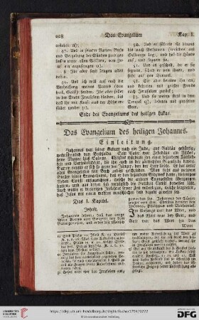 Das Evangelium des heiligen Johannes