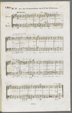 Classische Kirchenwerke alter Meister : für d. Männerchor gesetzt u. bearb., 3. Nr. 17-28. - S. 27-42