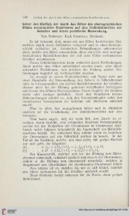 25: Ueber den Einfluß der durch das Silber des photographischen Bildes verursachten Reaktionen auf das Unlöslichwerden der Gelatine und deren praktische Anwendung