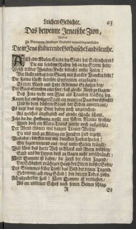 Leichen-Gedichte