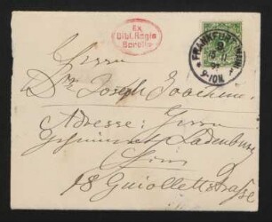 Brief an Joseph Joachim : 15.11.1891