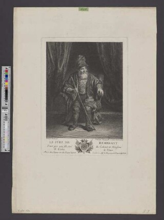 Le Père De Rembrant : Peint par son fils, tiré du Cabinet de Monsieur le Comte de Vence