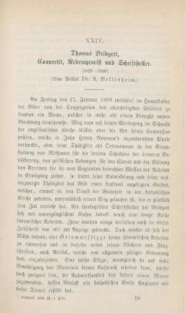 289-311 Thomas Bridgett, Convertit, Redemptorist und Schriftsteller (1829-1899)