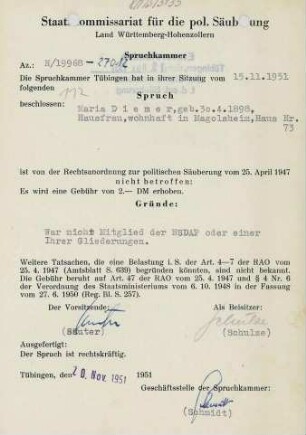 Diemer, Maria