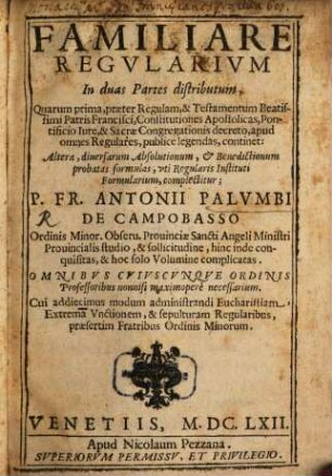 Familiare Regularium