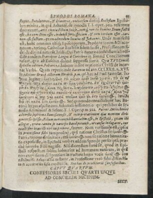 Caput Quartum. Confessores Seculi Quarti Usque Ad Concilium Nicenum. Sectio I. - XVII.