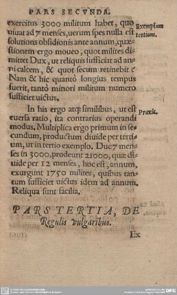 PARS TERTIA, DE Regulis vulgaribus.