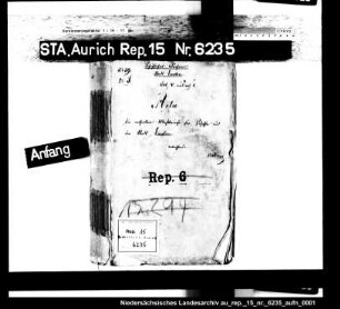 Die Ausstellung von Schiffsmeßbriefen für Einwohner der Stadt Emden