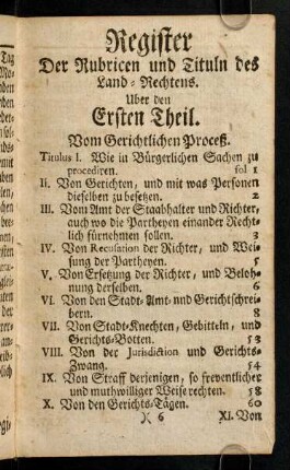 6r-10v, Uber den Ersten Theil; Uber den andern Theil