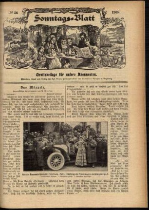 Ausgabe vom Sonntag, den 06. September 1908.