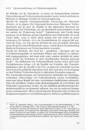 4.2.4 Operationalisierung von Viktimisierungsfurcht