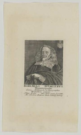 Bildnis des Ieremias Dümlervs