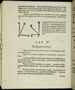 Cap. V. De figura circulari.