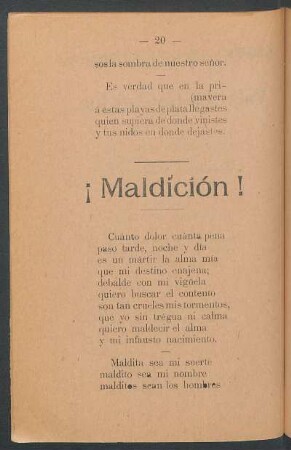 ¡Maldición!