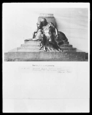 Jüngling, bei der Sphinx lagernd