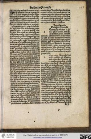 Beata virgo Genovefa honestis parentibus patre Severo nomine, matre vero Veronica orta apud Nametodorum opidum...