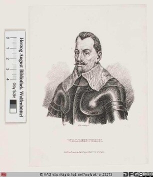 Bildnis Albrecht (Eusebius Wenzel) von Wallenstein (eig. Waldstein)
