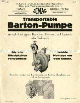 Transportable Pumpen