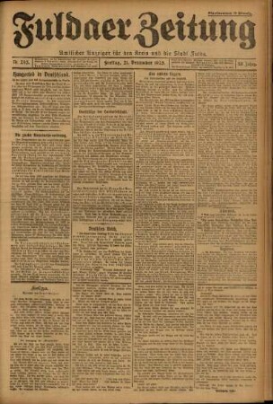 Ausgabe vom Freitag, den 21. Dezember 1923.