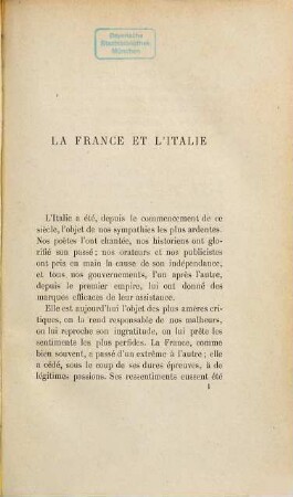 L'Allemagne et l'Italie : 1870 - 1871, II