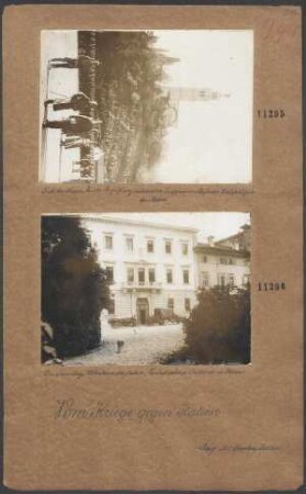 Das ehem. Wohnhaus des ital. Generalissimus Cadorna in Udine