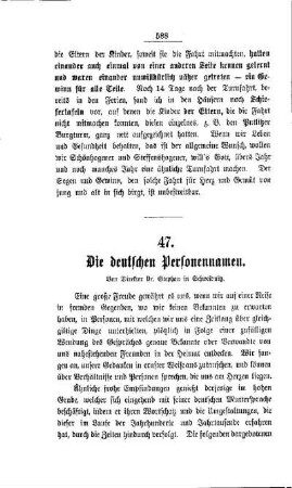 Die deutschen Personennamen