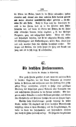Die deutschen Personennamen