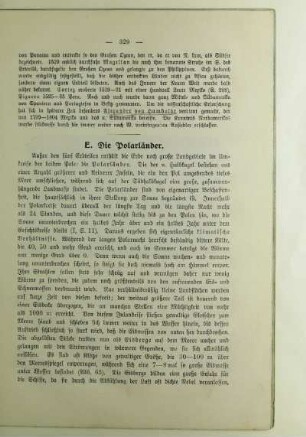 E. Die Polarländer