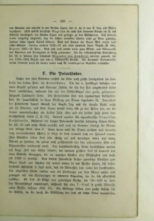 E. Die Polarländer